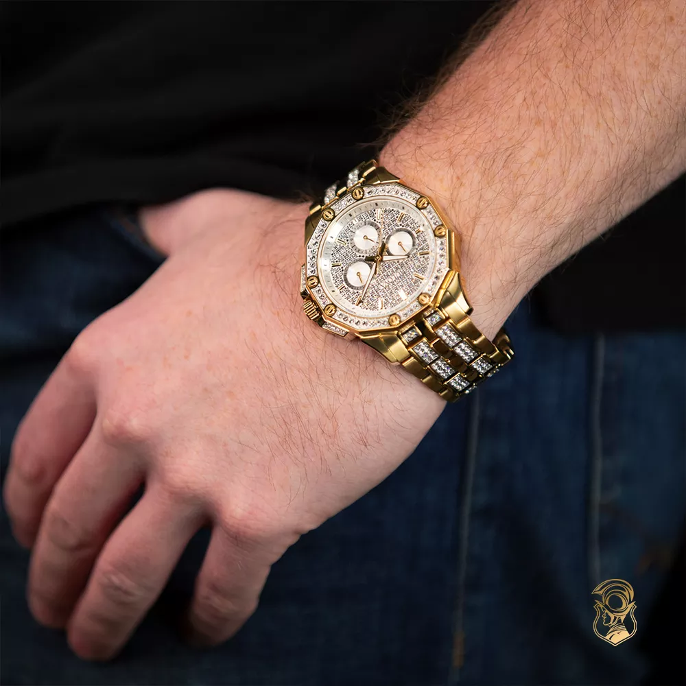 Bulova Octava Crystal Watch 43mm