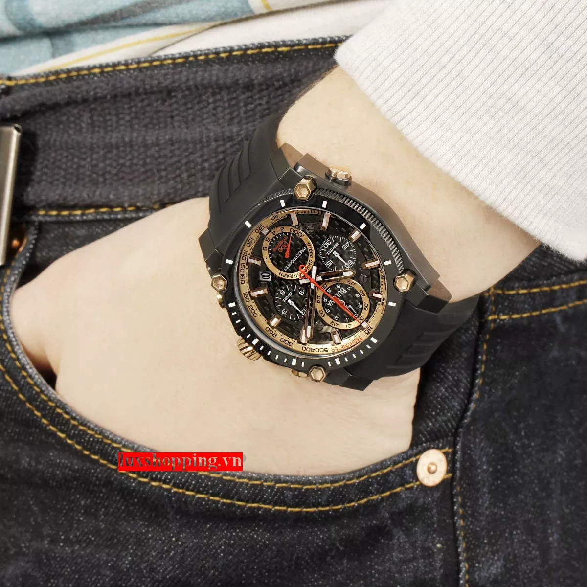 Bulova Precisionist Chronograph Men's Watch 47mm