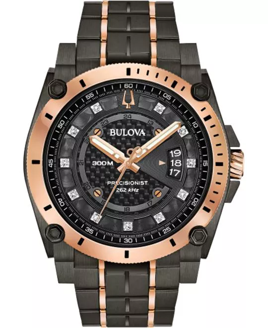 Bulova Precisionist Chronograph Watch 46.5mm