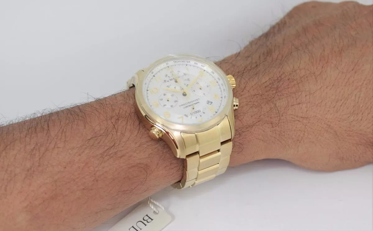 Bulova Precisionist Chronograph Watch 46mm