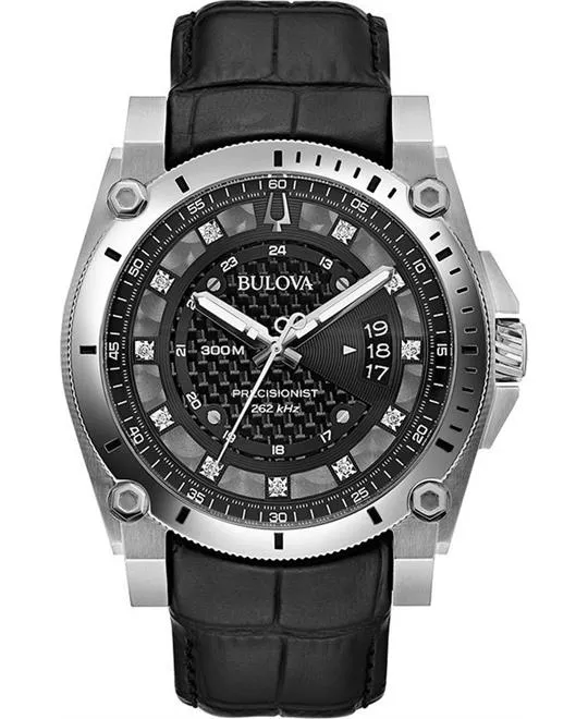 Bulova Precisionist Diamond Black Watch 46.5mm