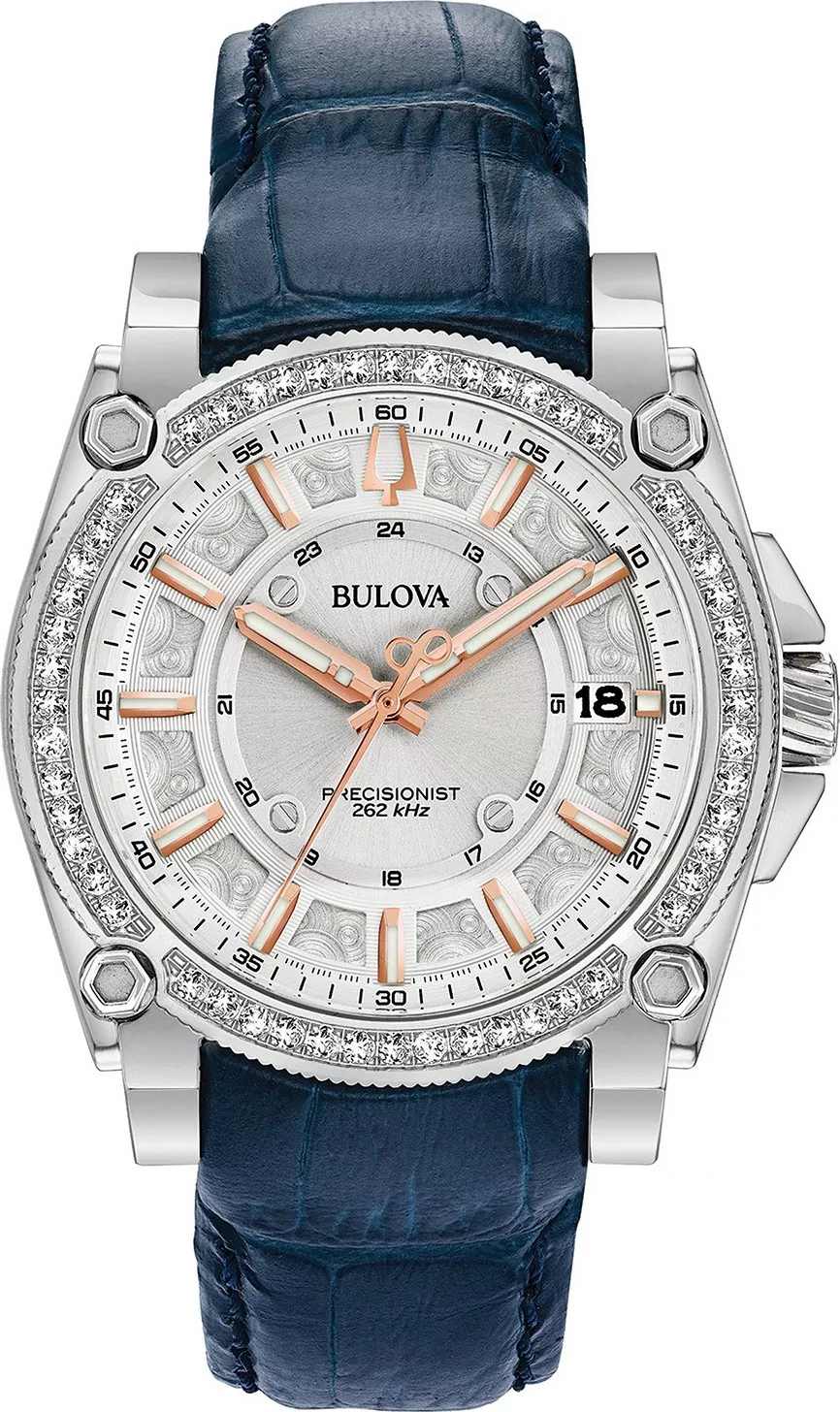 MSP: 89899 Bulova Precisionist Diamond Watch 40mm 44,360,000