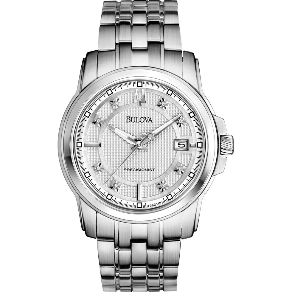 Bulova Precisionist Diamond Watch 43mm 