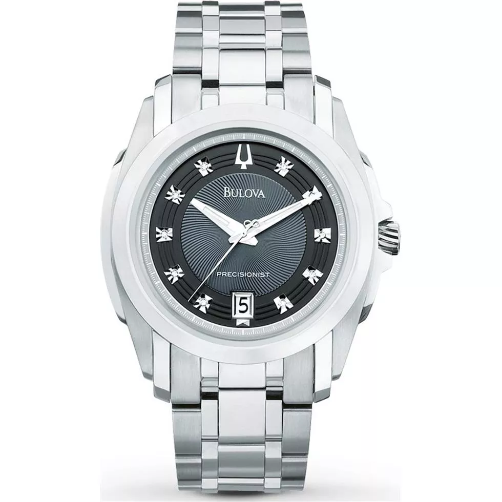 Bulova Precisionist Longwood Diamond Watch 40mm