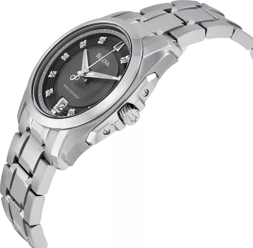 Bulova Precisionist Longwood Diamond Watch 40mm