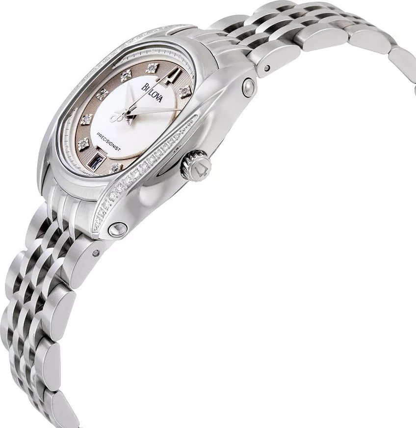 Bulova Precisionist Tanglewood Diamond Watch 32mm