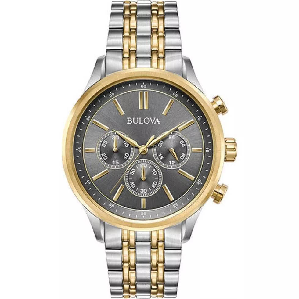 Bulova Quartz Chronograph Watch 42mm 