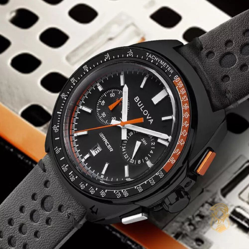 Bulova Racer Chronograph Watch 42mm