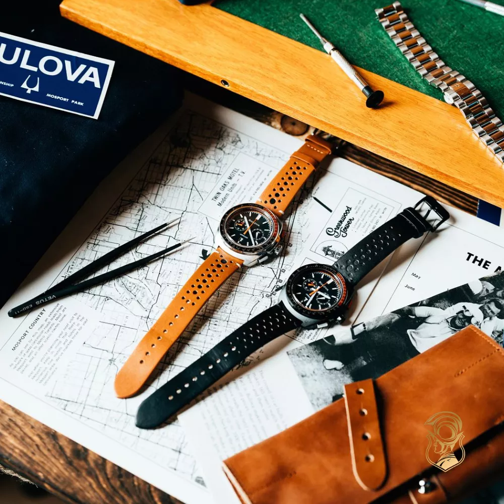 Bulova Racer Chronograph Watch 42mm