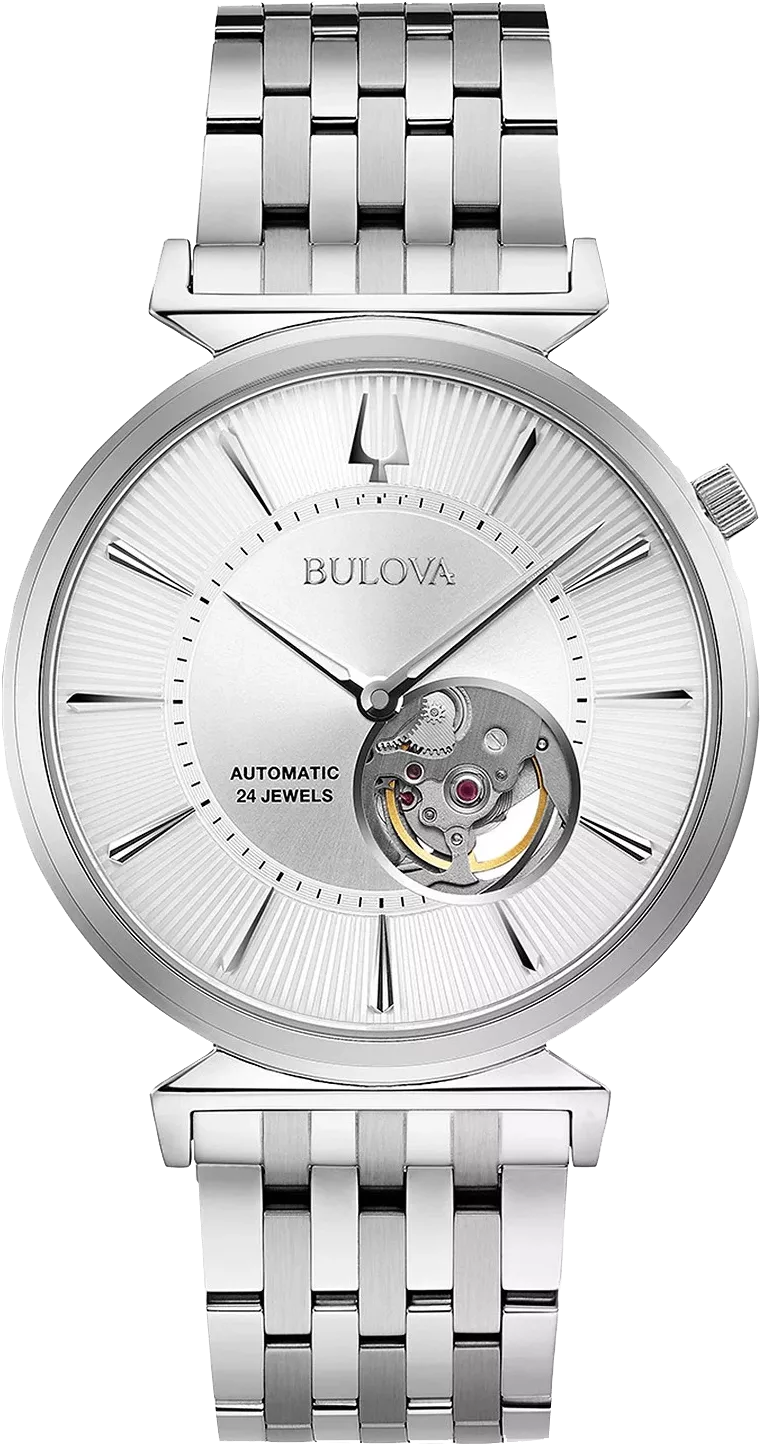 Bulova Regatta Automatic Silver Watch 40mm