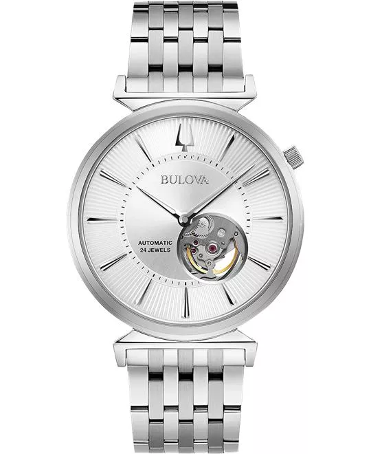 Bulova Regatta Automatic Silver Watch 40mm