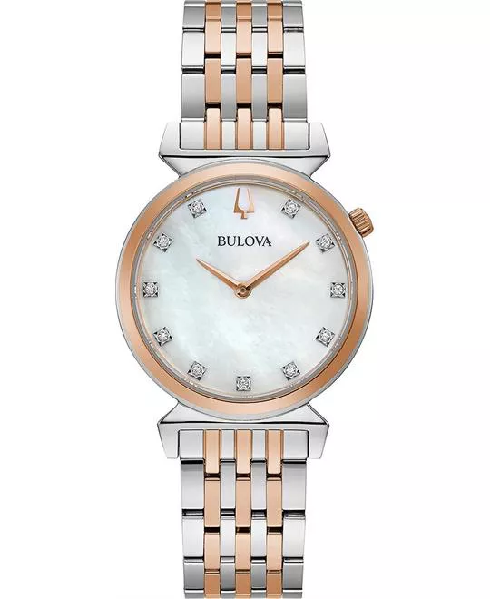 Bulova Regatta Diamond-Accent Watch 30mm