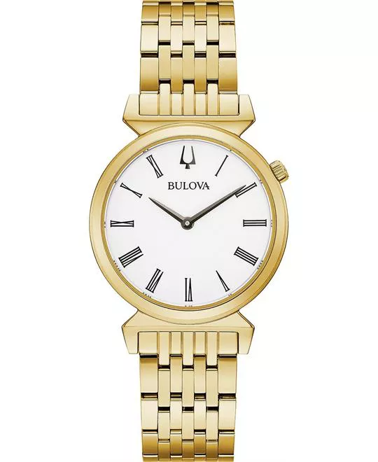Bulova Regatta Gold-Tone Watch 30mm