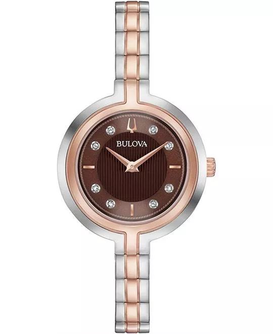 Bulova Rhapsody Classic Brown Watch 30mm