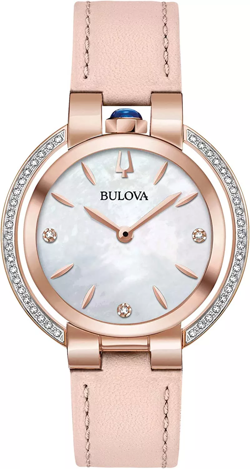 MSP: 83570 Bulova Rubaiyat Diamond Watch 35mm 27,360,000