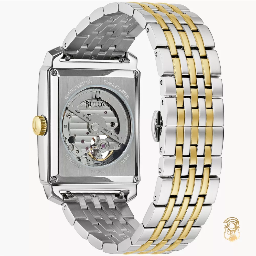 Bulova Sutton Automatic Silver Watch 33mm