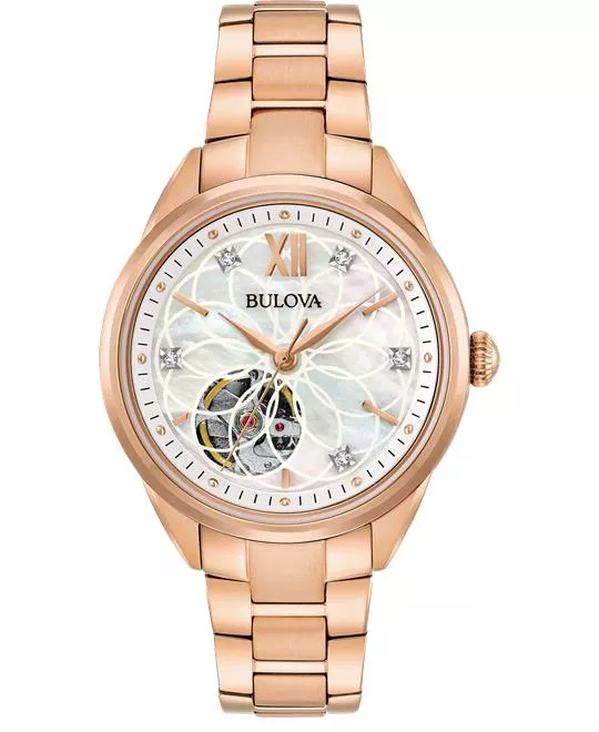 Bulova Sutton Diamond Automatic Watch 34mm