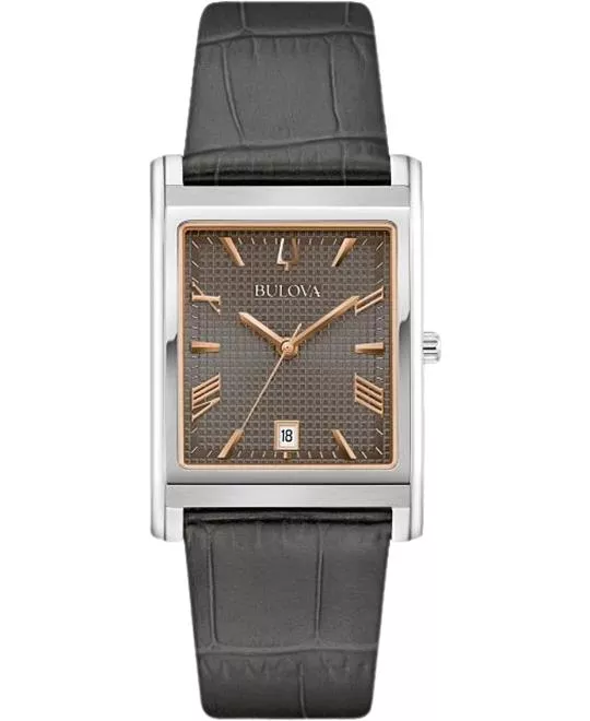 Bulova Sutton Grey Dial Watch 29mm