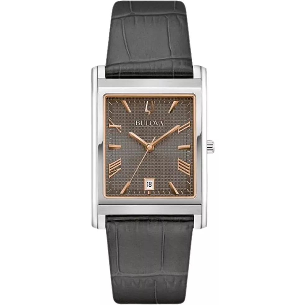 Bulova Sutton Grey Dial Watch 29mm