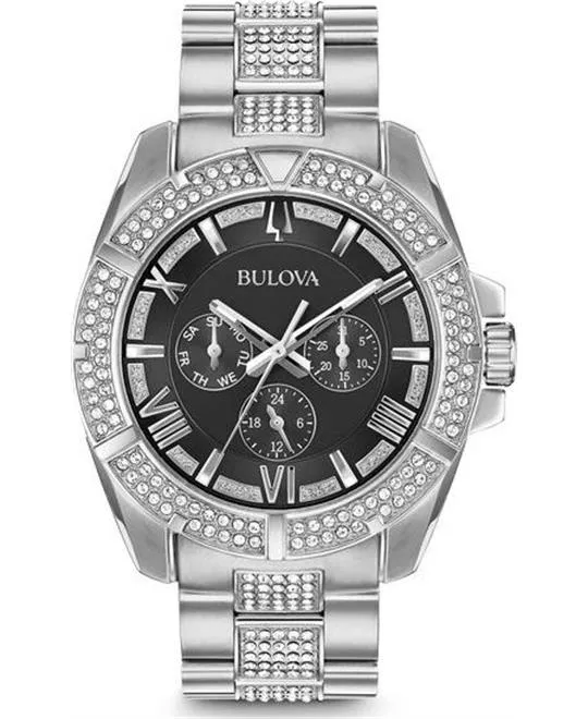 Bulova Octava Swarovski Watch 44mm 