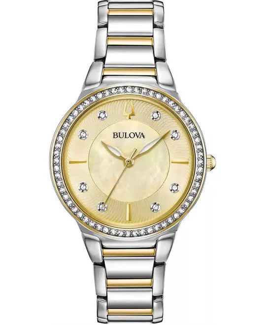 Bulova Two-Tone Stainless Steel Watch 32MM