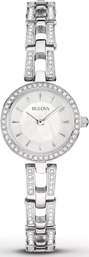 Bulova Crystal Silver Women's Watch 23mm