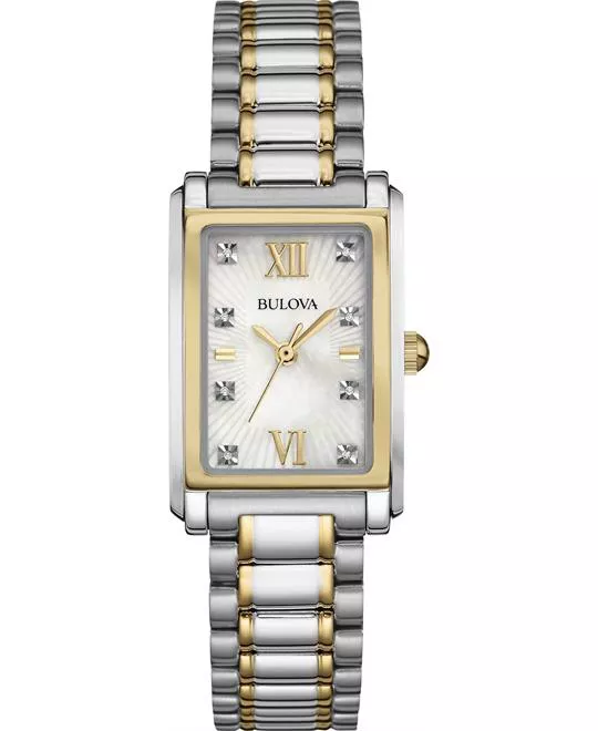 Bulova Classic Diamond Watch 35x23mm 