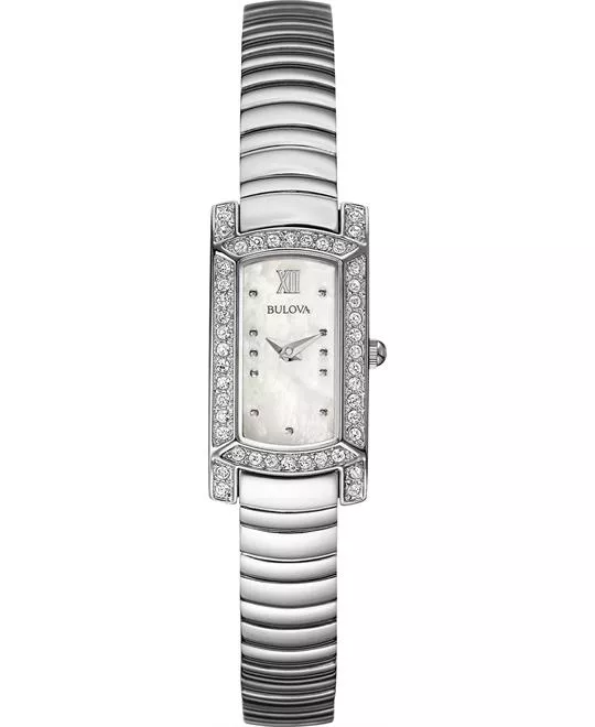 Bulova Crystal Women's Watch 18x15mm 