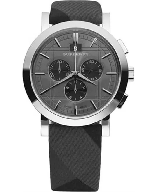 Burberry Beat Check Chronograph Swiss Quartz Watch 44mm