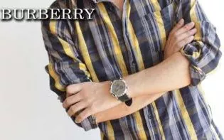 Burberry Beat Check Chronograph Swiss Quartz Watch 44mm