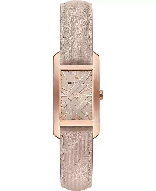 Burberry Beige Calfskin Synthetic Sapphire Women's Watch 20mm
