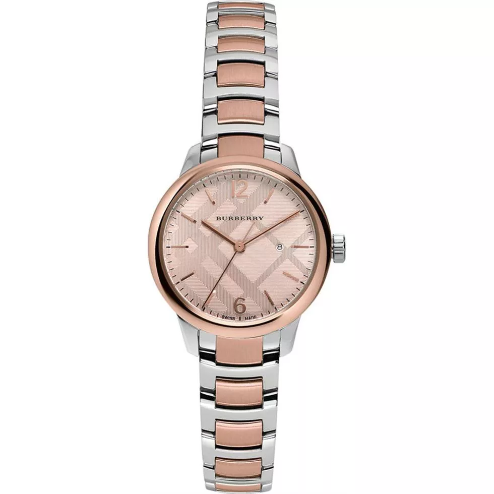 Burberry Classic Swiss Round Stainless Steel Watch 32mm