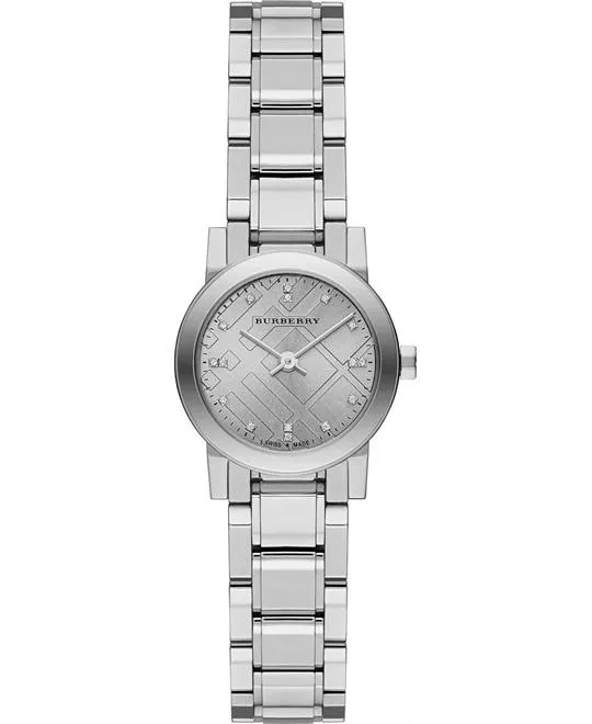 BURBERRY New Classic Silver Ladies Watch 26mm