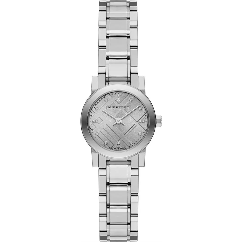 BURBERRY New Classic Silver Ladies Watch 26mm