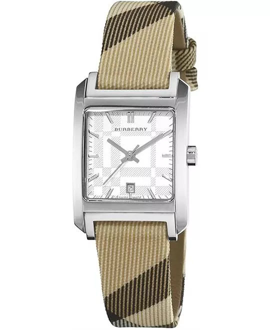 Burberry Nova Check Square Watch 28.9 x 25.6 mm