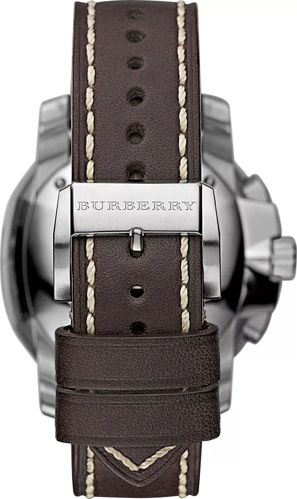 Burberry The Britain Men's Swiss Leather Strap Watch 47mm