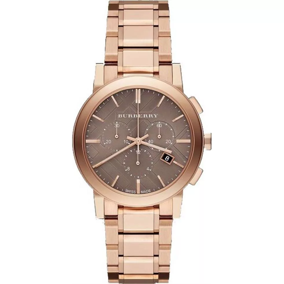 Burberry The City Unisex Stainless Watch 38mm 