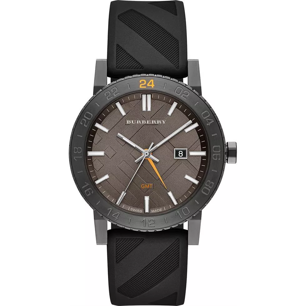 Burberry The New City  Unisex  Black Rubber 42mm