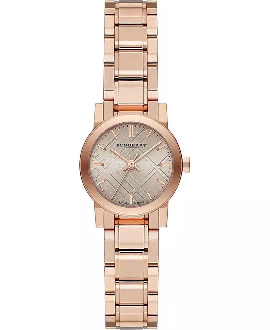 Burberry The City Women's Swiss Gold Stainless Watch 26mm