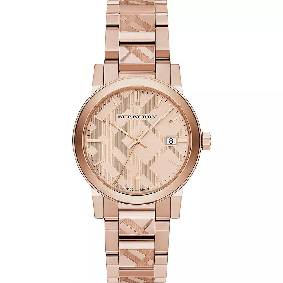 Burberry The City Swiss Rose Gold Watch 38mm