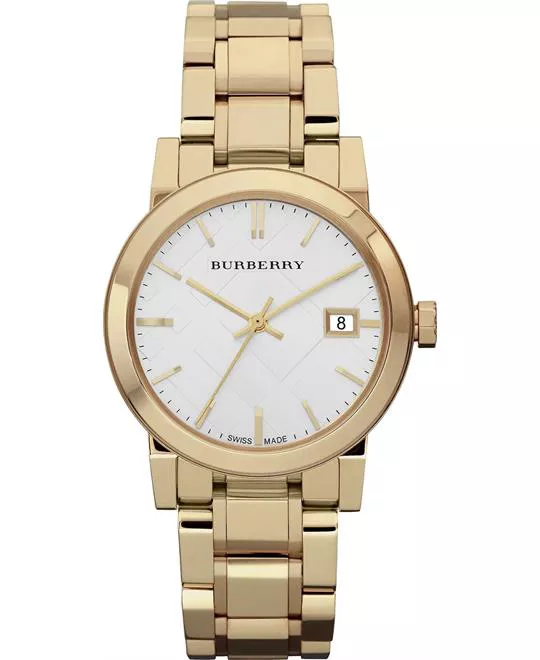 Burberry The City Swiss Gold Women's Watch 34mm