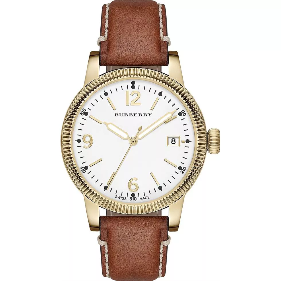 Burberry The Utilitarian Women's Swiss Leather Watch 38mm