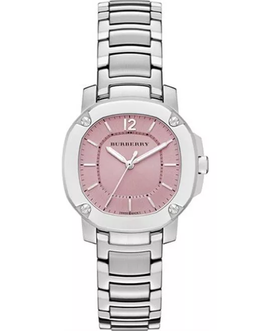 BurberryThe Britain Women's Pink Dial Stainless Steel Watch 34mm