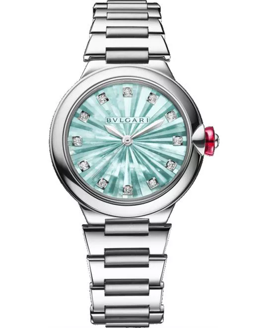 Bvlgari Lvcea 103728 Diamond Watch 33mm