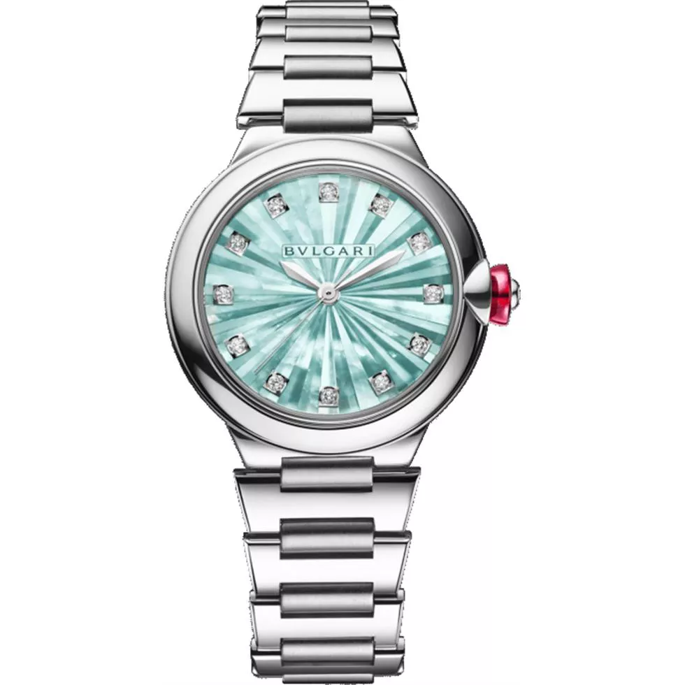 Bvlgari Lvcea 103728 Diamond Watch 33mm