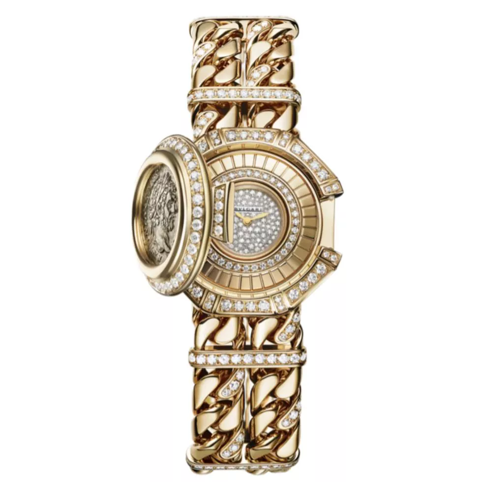 BVLGARI MONETE YELLOW GOLD 33mm