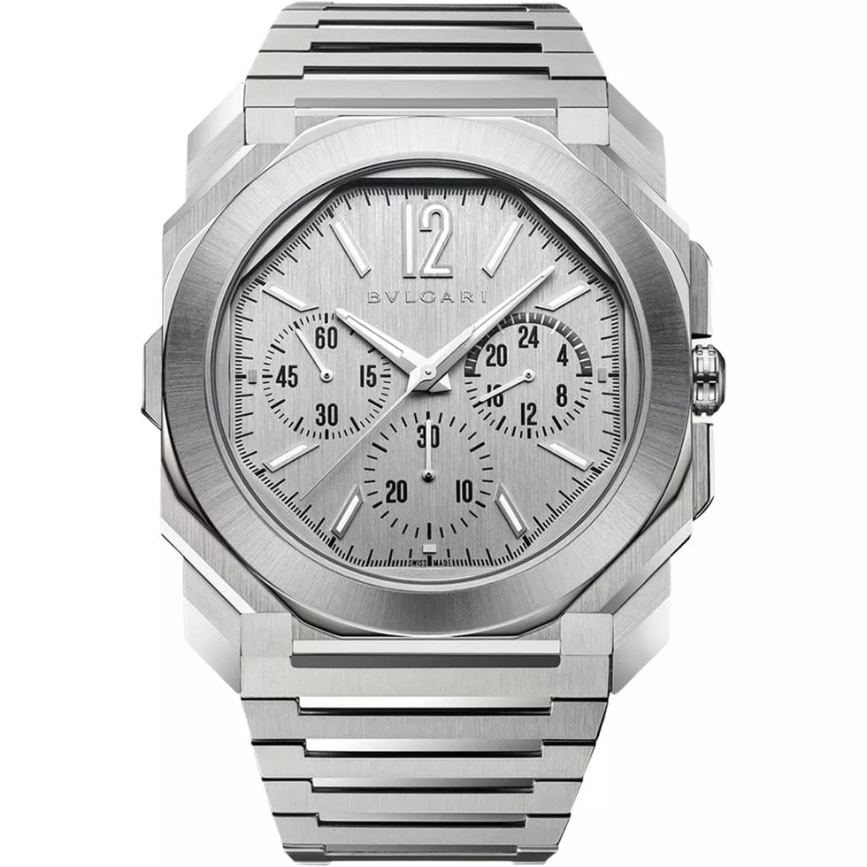 Bvlgari Octo Finissimo 103661 GMT Watch 43mm