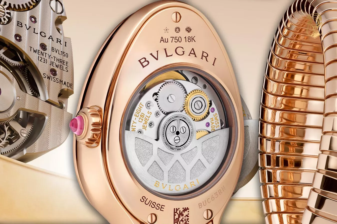 Bộ sưu tập đồng hồ Bvlgari Serpenti Tubogas
