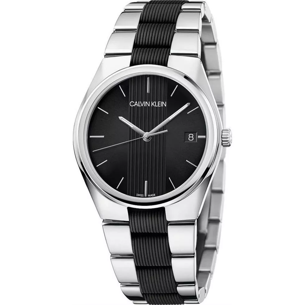 Calvin Klein Contrast Silicone Bracelet Watch 40mm