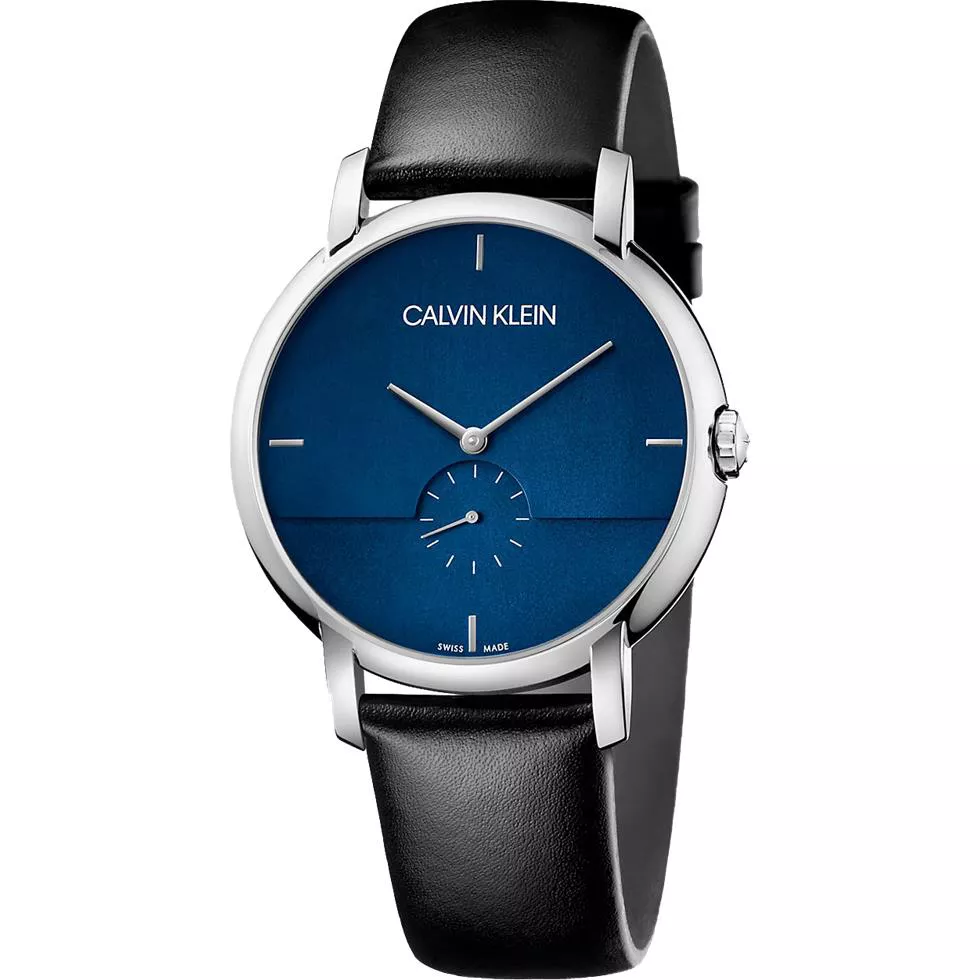 Calvin Klein Established Leather Watch 43mm